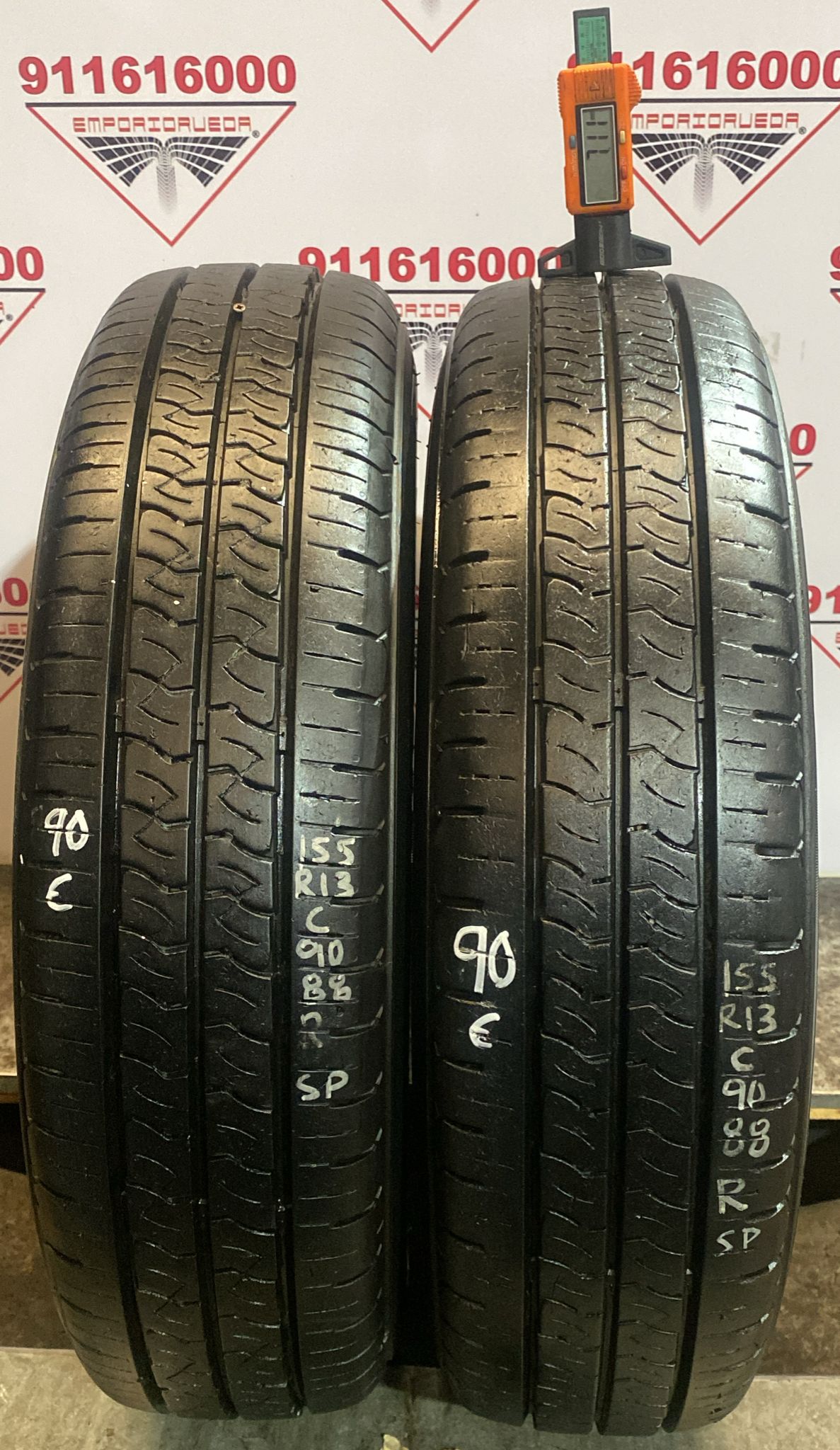 KUMHO PORTRAN USADO  155/80 R13C 90/88 R